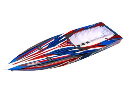 Casco, Spartan SR, gráficos rojos (completamente ensamblado)