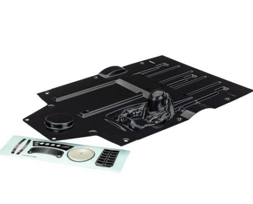 Interior Traxxas Slash Mudboss negro (pintado) TRX10419