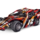 Traxxas Slash BL-2S modificado naranja (Mudboss)