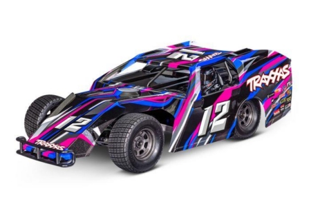 Traxxas Slash BL-2S modificado rosa (Mudboss)