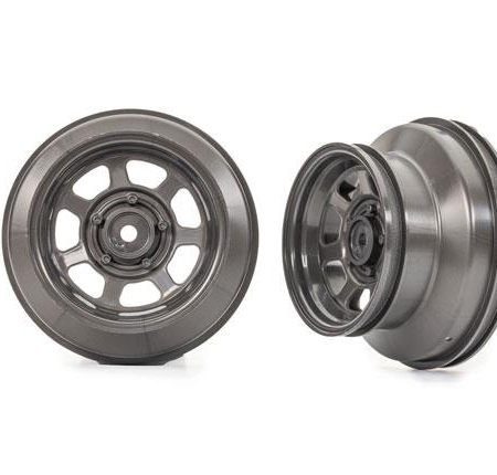 Ruedas, ovaladas de tierra, gris grafito, perfil doble (2.2 exterior, 3.0 interior) (2) (4WD delantera/trasera, 2WD trasera solamente)