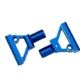 Brazos de suspensión, inferiores, delanteros, aluminio 6061-T6 (anodizado azul) (izquierdo y derecho)/ 2,5 x 5 mm BCS (con fijador de roscas) (2)