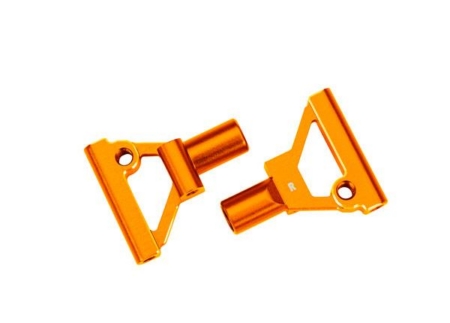 Brazos de suspensión inferiores delanteros, aluminio 6061-T6 (anodizado naranja) (izquierdo y derecho)/ 2,5 x 5 mm BCS (con fijador de roscas) (2)