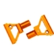 Brazos de suspensión inferiores delanteros, aluminio 6061-T6 (anodizado naranja) (izquierdo y derecho)/ 2,5 x 5 mm BCS (con fijador de roscas) (2)