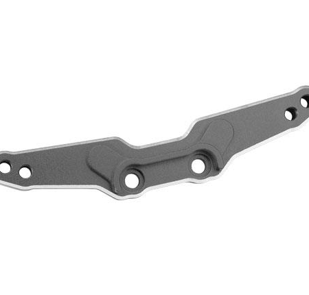 Torre de amortiguación trasera, aluminio 6061-T6 (anodizado gris)/3 x 15 mm BCS (con fijador de roscas) (2)