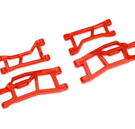 Brazos de suspensión HD delanteros superiores e inferiores Red WideMaxx