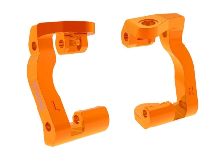 Bloques de ruedas (cubos en C), aluminio 6061-T6 (anodizado naranja), izquierdo y derecho