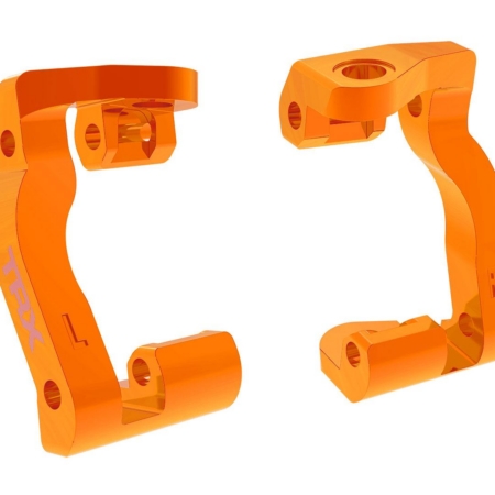 Bloques de ruedas (cubos en C), aluminio 6061-T6 (anodizado naranja), izquierdo y derecho