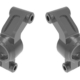 Portadores, eje de mangueta, aluminio 6061-T6 (anodizado gris) (izquierdo y derecho)