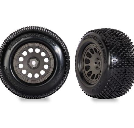 Ruedas Mini XRT grises con neumáticos Response Pro (2)