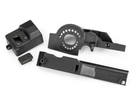 Cubiertas, engranaje (1)/ receptor (1)/ eje de transmisión central (1)