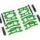 Kit de suspensión, Mini Maxx® WideMaxx®, verde (incluye brazos de suspensión delanteros y traseros, enlaces de convergencia delanteros y semiejes exteriores (extendidos))