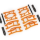 Kit de suspensión, Mini Maxx® WideMaxx®, naranja (incluye brazos de suspensión delanteros y traseros, enlaces de convergencia delanteros y semiejes exteriores (extendidos))