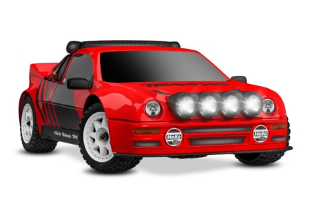 Traxxas Mini Rally VXL Ford RS200 incluye batería y cargador USB Rojo