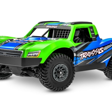Traxxas Mini Slash BL-2s Verde incluye batería y cargador USB