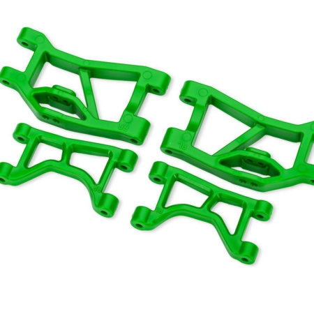 Brazos de suspensión traseros superiores e inferiores verdes (izq. y der.)