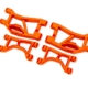 Brazos de suspensión traseros superior e inferior de color naranja (izq. y der.)