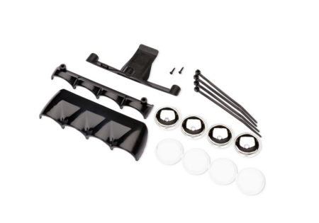 Carcasa de lámpara LED negra