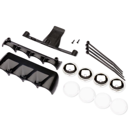 Carcasa de lámpara LED negra