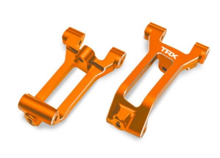 Bloques de ruedas (cubos en C), aluminio 6061-T6 (anodizado naranja), izquierdo y derecho/BCS de 3 x 8 mm (con fijador de roscas) (6)