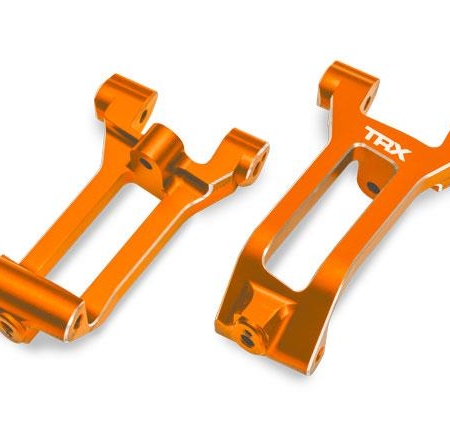 Bloques de ruedas (cubos en C), aluminio 6061-T6 (anodizado naranja), izquierdo y derecho/BCS de 3 x 8 mm (con fijador de roscas) (6)