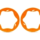 Anillos Beadlock traseros, naranja (4,3") (2)