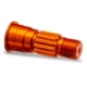 Eje de mangueta delantero, aluminio 6061-T6 (anodizado naranja)