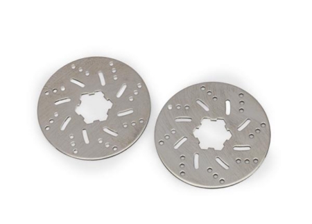 Disco de freno delantero (acero inoxidable) (2)