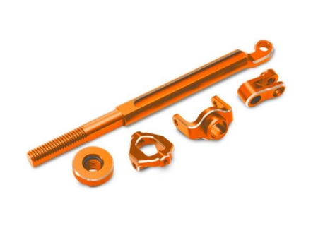 Varillaje de freno delantero (aluminio 6061-T6 anodizado en naranja)/herrajes de montaje