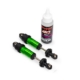 Amortiguadores, GT-Maxx, delanteros, de aluminio, anodizado verde (completamente ensamblados sin resortes) (2)