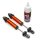 Amortiguadores, GT-Maxx, traseros, aluminio, anodizado naranja (completamente ensamblados sin resortes) (2)