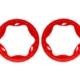 Anillos Beadlock delanteros, rojos (3,5") (2)