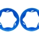 Anillos Beadlock traseros, azules (3,9") (2)