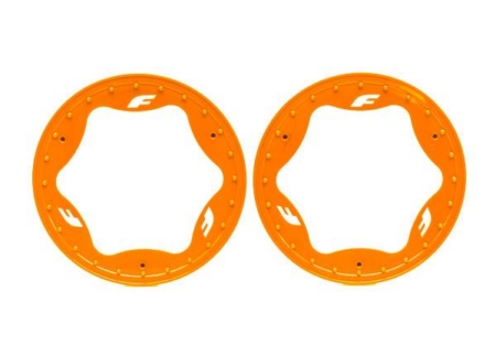 Anillos Beadlock traseros, naranja (3,9") (2)