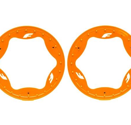 Anillos Beadlock traseros, naranja (3,9") (2)