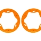 Anillos Beadlock traseros, naranja (3,9") (2)