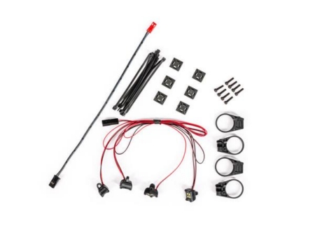 Kit de luces LED (debajo de la carrocería, montado en el amortiguador) (requiere fuente de alimentación accesoria n.° 6588X o kit de luces LED n.° 10998)