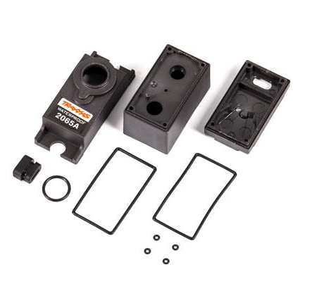 Caja/juntas de servo (para servomotor submicro 2065R con engranaje metálico, resistente al agua)