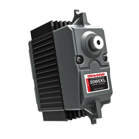 Servo, digital de alto par, engranaje metálico (cojinete de bolas), resorte de protección del servo/enlace de dirección impermeable