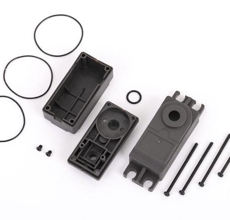 Caja del servo, plástico (superior, central, inferior)/juntas/hardware (para servo 2275)