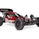 Traxxas BANDIT 1/10 2wd Brushed HD con batería y cargador USB-C Rojo X