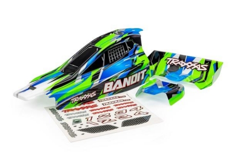 Carrocería, Bandit (también compatible con Bandit VXL), verde/ala (pintada, calcomanías aplicadas)