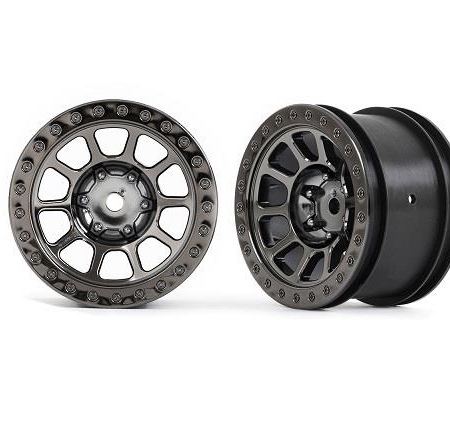 Ruedas, 2.2' (cromadas negras) (2) (Bandit traseras)