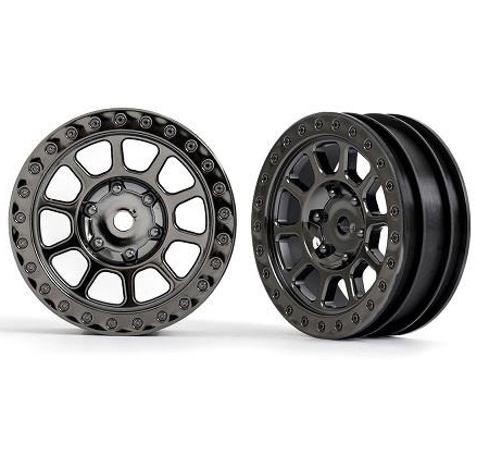 Ruedas, 2.2' (cromadas negras) (2) (Bandit delanteras)