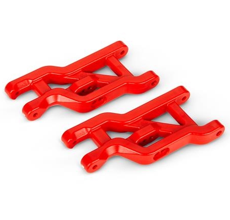 Brazos de suspensión, rojos, delanteros, de alta resistencia (2)