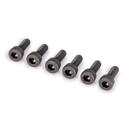 Tornillos de cabeza hueca hexagonal de 3 x 8 mm (6)