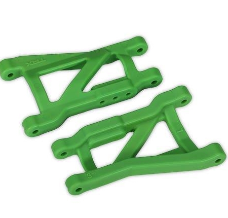 Brazos de suspensión, verdes, traseros, de alta resistencia (2)