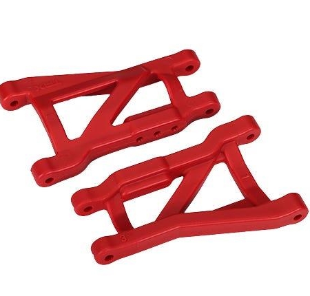 Brazos de suspensión, rojos, traseros, de alta resistencia (2)
