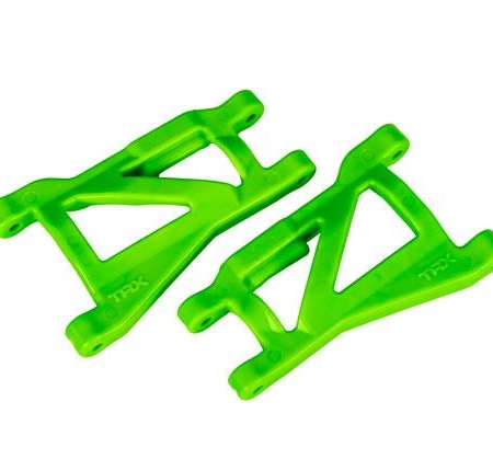 Brazos de suspensión, verdes (traseros, izquierdo y derecho), de alta resistencia