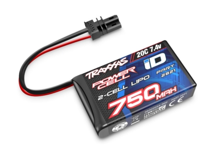 Celda de energía LiPo750mAh 7.4V 2S 20C